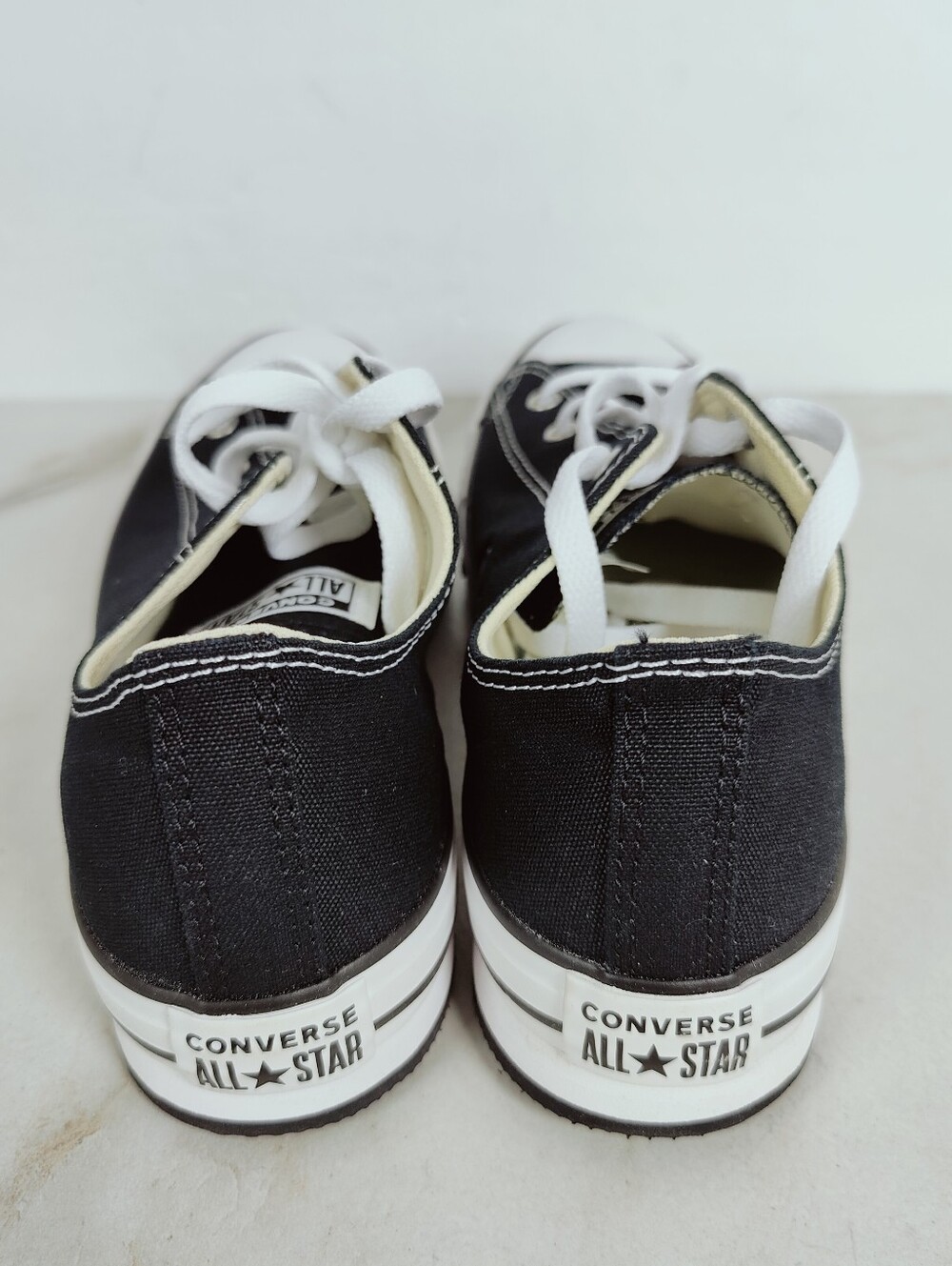 NIB Converse CT All Star Lift Girls' Black Canvas Platform Sneakers, Sz 6 - Picture 4 of 10